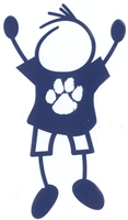 Bothell High School stick figure decal