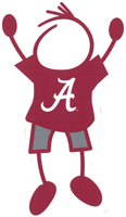 alabama stick figure decal