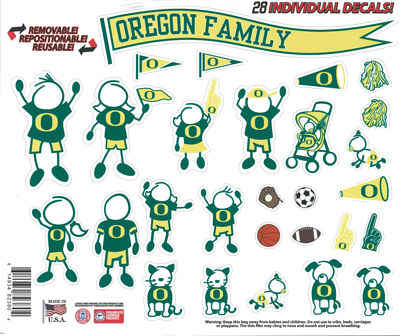 university of oregon window decals