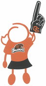 Oregon State University girl stick figure window decal