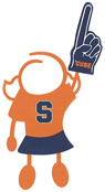 Syracuse girl stick figure decal