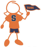 Syracuse mom stick figure college decal