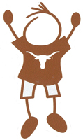 university of texas stick figure dad decal