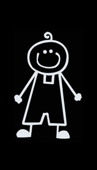 boy toddler decal