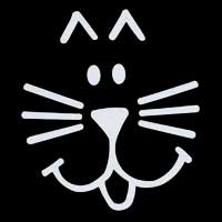 cat face decal