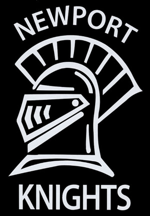 Newport Knights window decal