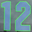 Seattle Seahawks 12th Man decals 