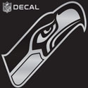 Seahawks metalic Seahawks decal