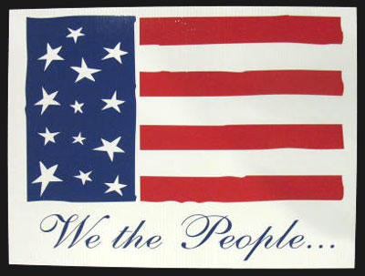 We the People yard signs